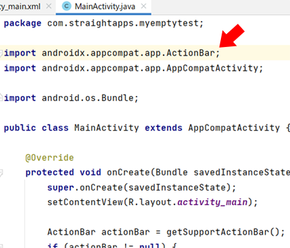 androidx.appcompat.app.ActionBar