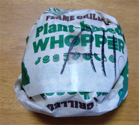 Plant-based Whopper