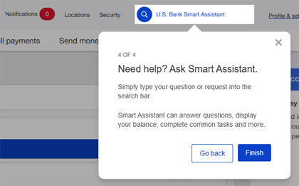 Need help? Ask Smart Assistant