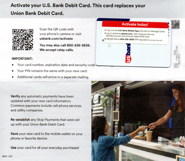 Activate your U.S. Bank Debit Card