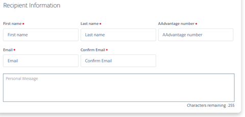 Recipient Information